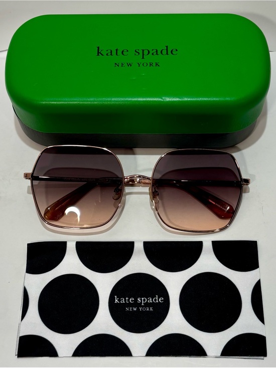 kate spade Accessories - Kate Spade ♠️ New York HELLO SUNSHINE Geometric Gold & Brown Gradient Sunglasses